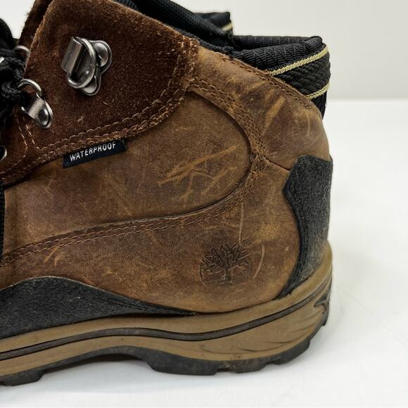 Timberland Men's Tan and Black Hiking Boots - Picture 3 of 11